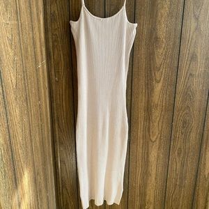 H&M ribbed maxi sweater dress